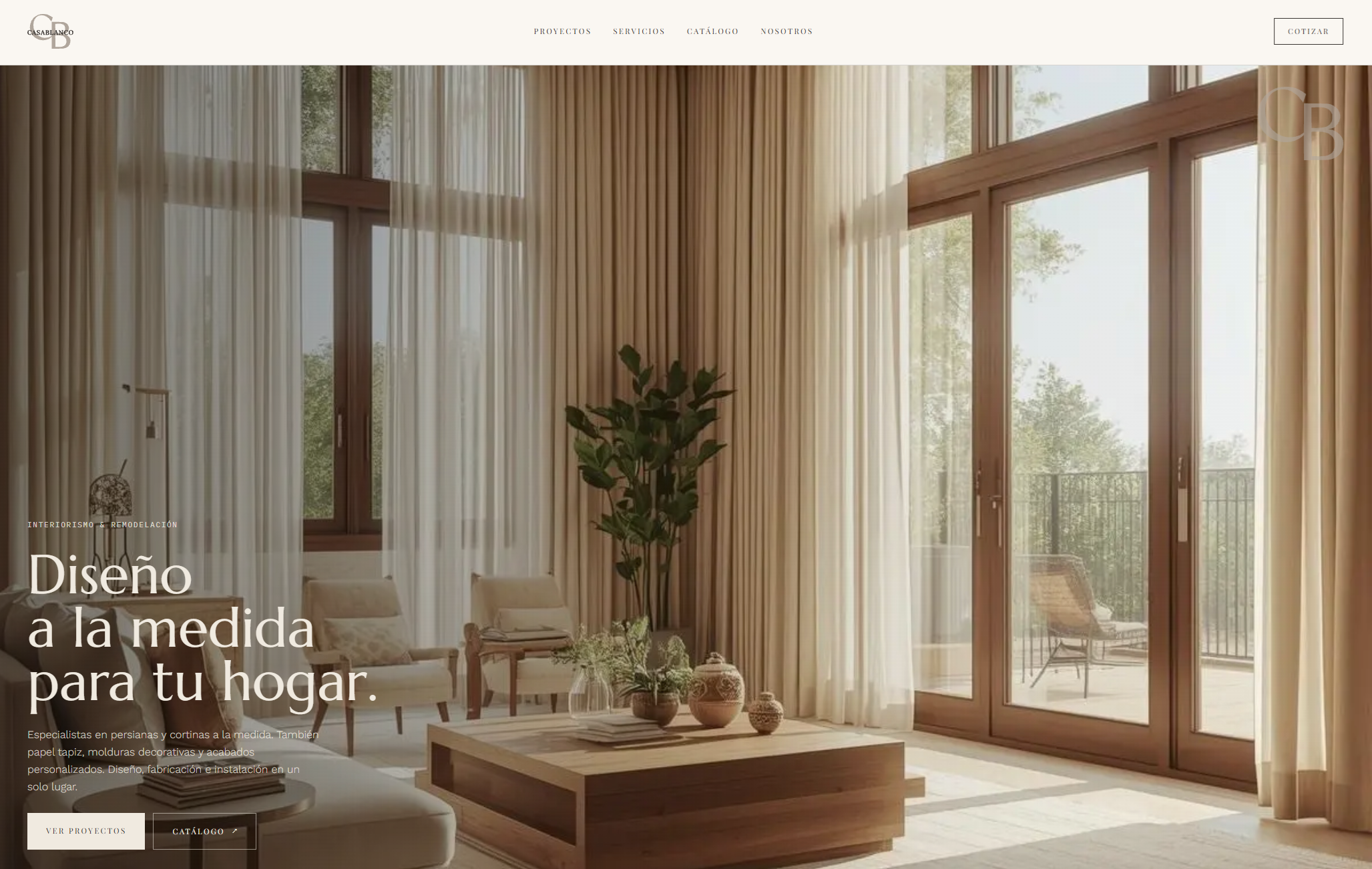 Sitio de Casablanco: interiorismo y remodelación